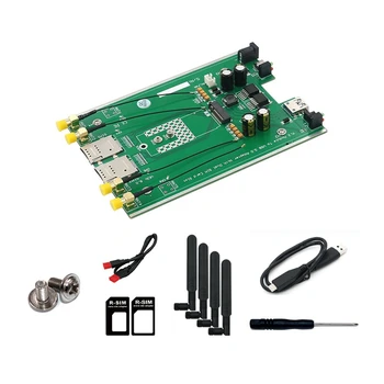 Komplet adaptera M. 2 (NGFF) 3G/4G/5G Modul za USB3.0 S dva utora za SIM kartice i antene 4X2,4G/5G za RM500Q GM800 SIM8200 5G